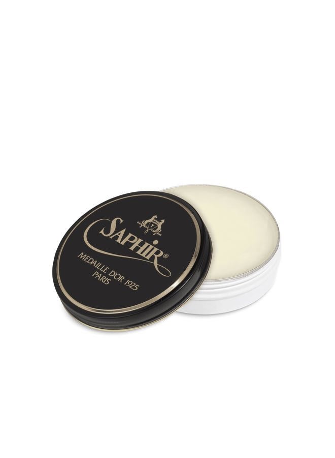 SAPHIR Medaille d'Or Pate De Luxe - Natural Wax Shoe Polish for Leather Shining - 50ml - Neutral - Image 1